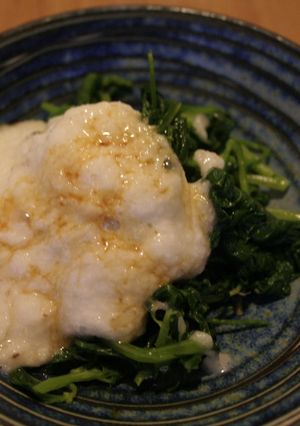 ほうれん草のとろろかけ-レシピのメイン写真
