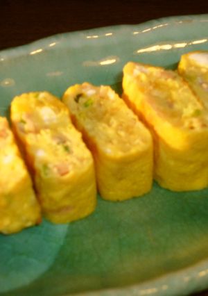 たこ焼きのたこ抜いたような卵焼き-レシピのメイン写真