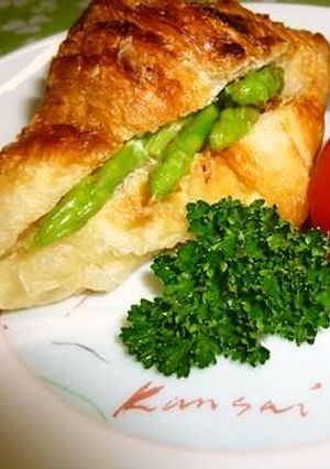 クロワッサンで和風野菜サンド-レシピのメイン写真