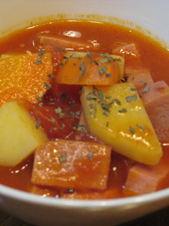 具沢山♪スパムと野菜のトマトスープ-レシピのメイン写真