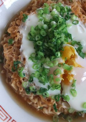 【チキンラーメンの卵を残さず食べる方法】-レシピのメイン写真
