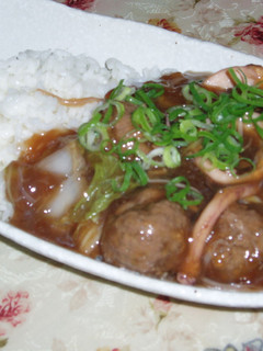 いかと肉団子の中華丼 夏にぴったり-レシピのメイン写真