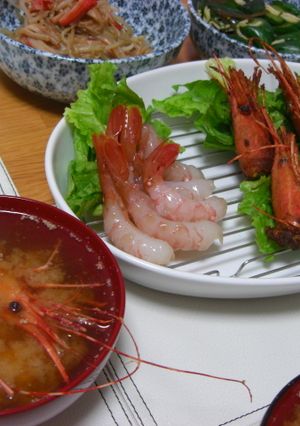 簡単☆絶品☆ぼたんえびのお味噌汁-レシピのメイン写真