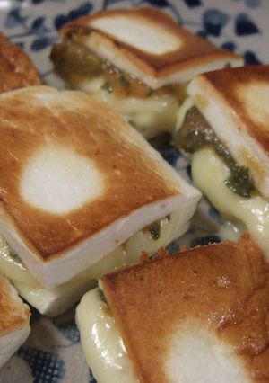 はんぺんの梅しそチーズ焼き-レシピのメイン写真
