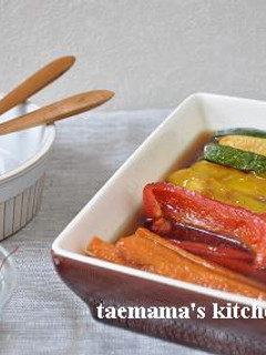 夏野菜の揚げ浸し~お酢でさっぱり~-レシピのメイン写真