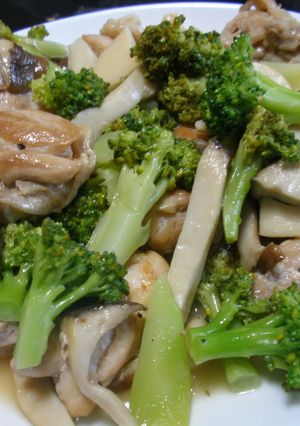 ブロッコリーと鶏モモ肉のさっぱり炒め☆-レシピのメイン写真