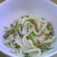 「山形のだし」入り☆納豆うどん-レシピのメイン写真