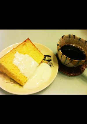 しっとりシフォンケーキ-レシピのメイン写真