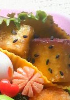 キャラ弁おかず　ひとくち大学いも-レシピのメイン写真