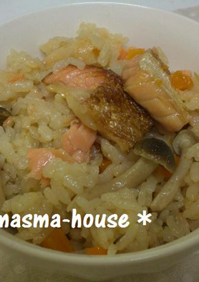 絶品☆鮭はらすの炊き込みご飯・釜めし風♪-レシピのメイン写真