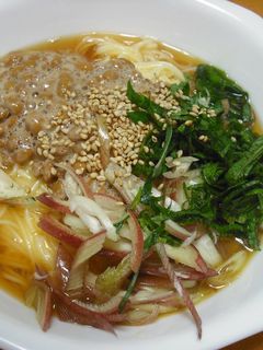 薬味たっぷり納豆釜玉そうめん-レシピのメイン写真
