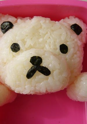 *キャラ弁*カレーで入浴 クマさん-レシピのメイン写真