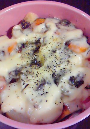 カボチャと新じゃがの簡単☆チーズ焼き-レシピのメイン写真