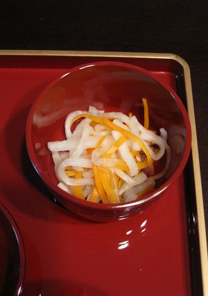 お食い初め～紅白なます～-レシピのメイン写真
