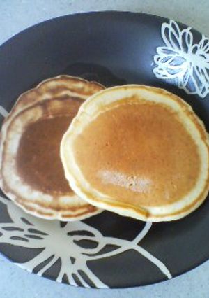 卵なし！粉ミルクでもちもちパンケーキ☆-レシピのメイン写真