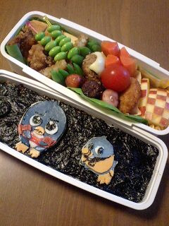 キャラ弁☆赤ちゃんベッカム&ごペンなさい-レシピのメイン写真