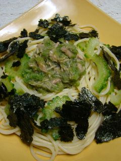 ゴーヤーとツナの冷製パスタ-レシピのメイン写真