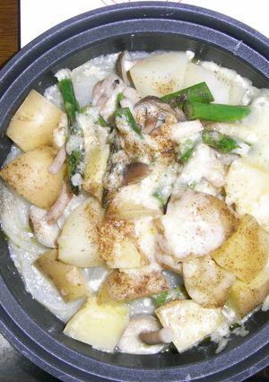 タジン鍋で作るチーズ野菜-レシピのメイン写真