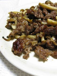 牛肉とシメジのオイスターソース炒め-レシピのメイン写真