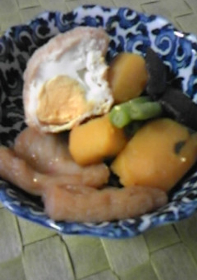 卵入りお揚げさんの煮物-レシピのメイン写真