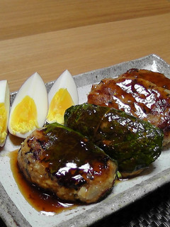 ひじき豆腐バーグ~ゴマの葉つくね風~-レシピのメイン写真