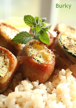 ベーコン巻きズッキーニ串焼き＋α-レシピのメイン写真