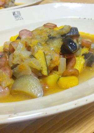 ラタトゥーユ風☆野菜煮込み[カレー味]-レシピのメイン写真