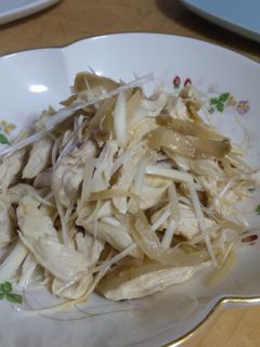 ササミとザーサイの和え物-レシピのメイン写真