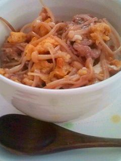 牛肉の卵とじ丼*゚-レシピのメイン写真