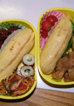 キャラ弁~バナ夫オムライス~-レシピのメイン写真