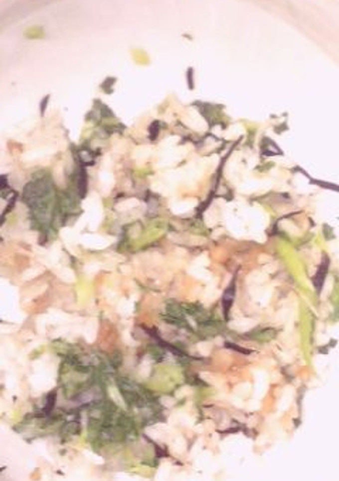 ひじきと青菜の炊き込みご飯-レシピのメイン写真