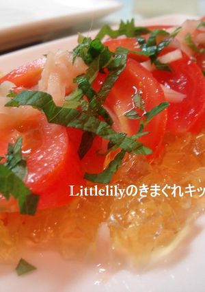トマトの和風ジュレサラダ-レシピのメイン写真