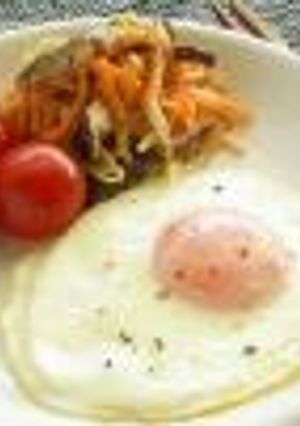 1分でできる！レンジで目玉焼き！-レシピのメイン写真