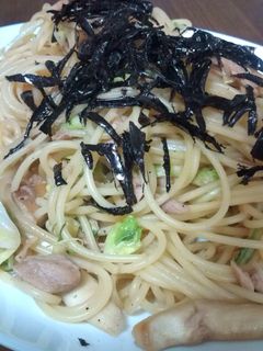 1人ゴハン★めんつゆパスタ-レシピのメイン写真