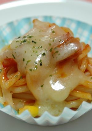 お弁当❤ナポリタンチーズ焼き-レシピのメイン写真