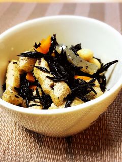 白だしdeひじきの煮物-レシピのメイン写真