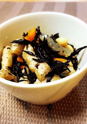 白だしdeひじきの煮物-レシピのメイン写真