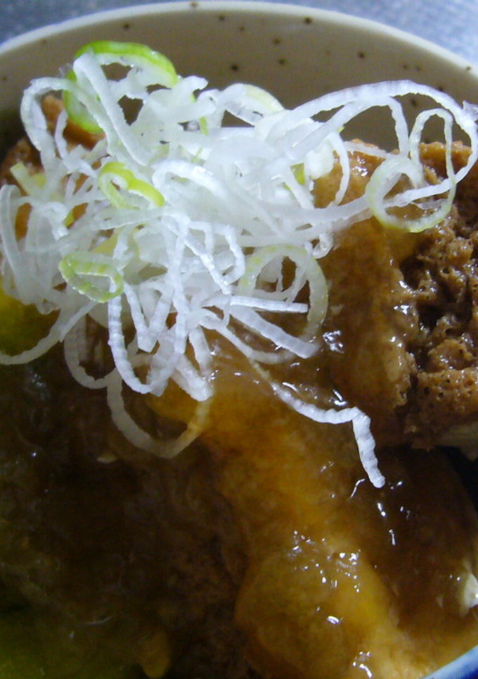 夏の煮物　厚揚げときゅうりのジュレ寄せ-レシピのメイン写真