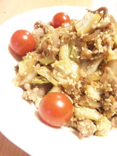 絶品美肌☆豚肉とキャベツ炒め-レシピのメイン写真