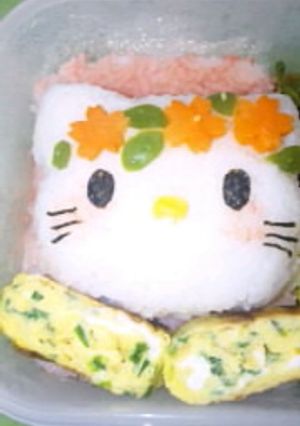 キティーちゃん☆キャラ弁☆簡単☆-レシピのメイン写真