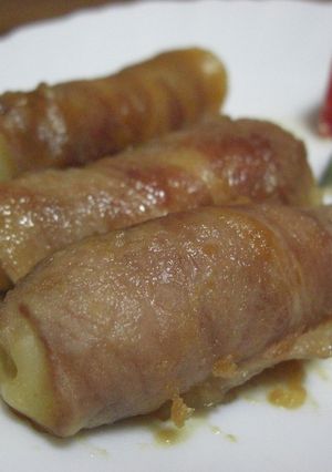 ☆てりてりな豚肉のポテト巻き☆-レシピのメイン写真