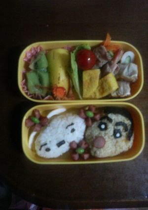 ｸﾚﾖﾝしんちゃん弁当-レシピのメイン写真