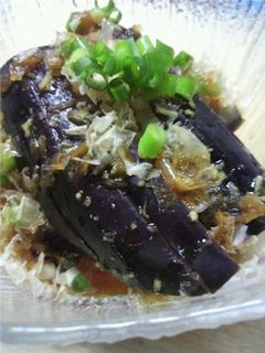 レンジで簡単☆蒸しなすのさっぱり和え-レシピのメイン写真