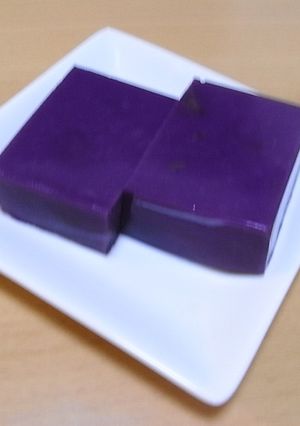 ヘルシー♪手抜き紫芋ようかん-レシピのメイン写真