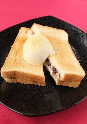 とろ～りアイスクリーム❤小倉ホットサンド-レシピのメイン写真
