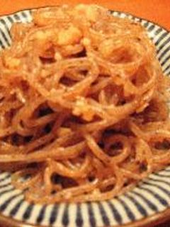 しらたきのにんにく醤油炒め-レシピのメイン写真