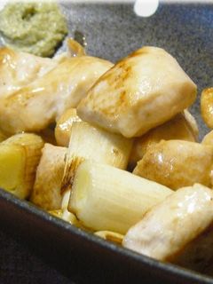 ササミとネギの焼き鳥風。-レシピのメイン写真