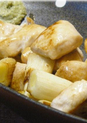 ササミとネギの焼き鳥風。-レシピのメイン写真