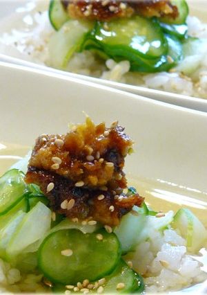 冷やし茶漬け★焼き葱味噌乗せ-レシピのメイン写真