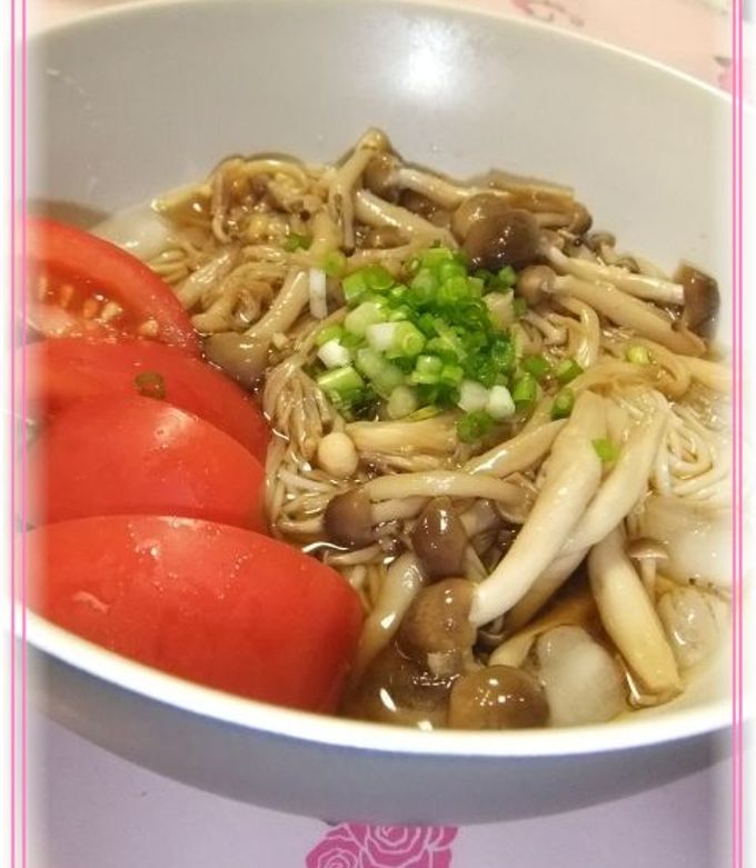 冷製生姜キノコそうめん-レシピのメイン写真